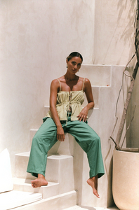 ROMY PANT-Cotton Poplin