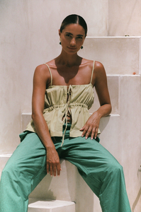 ROMY PANT-Cotton Poplin