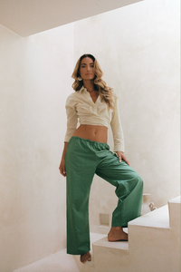 ROMY PANT-Cotton Poplin